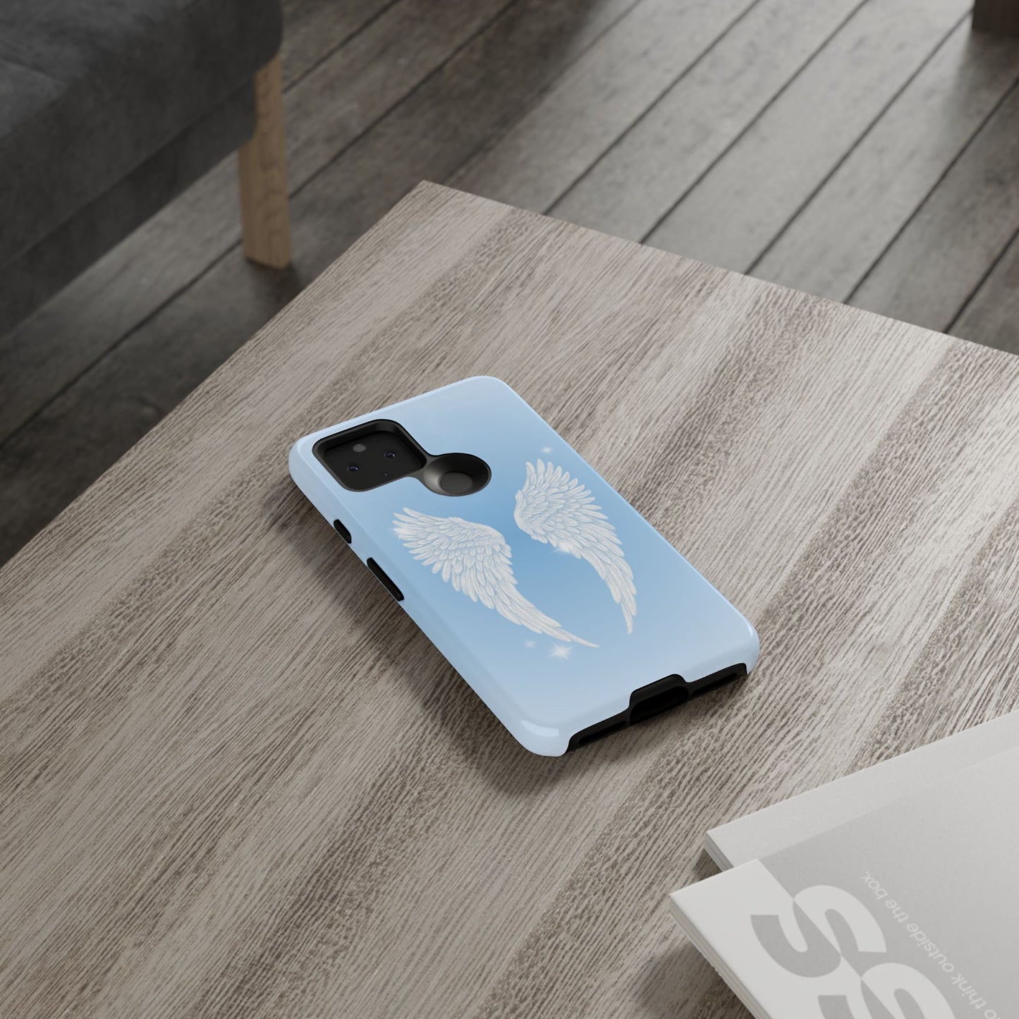 Blue Angel Wings Phone Case
