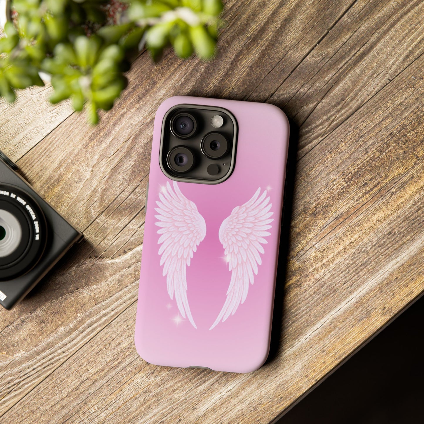 Pink Angel Wings Phone Case