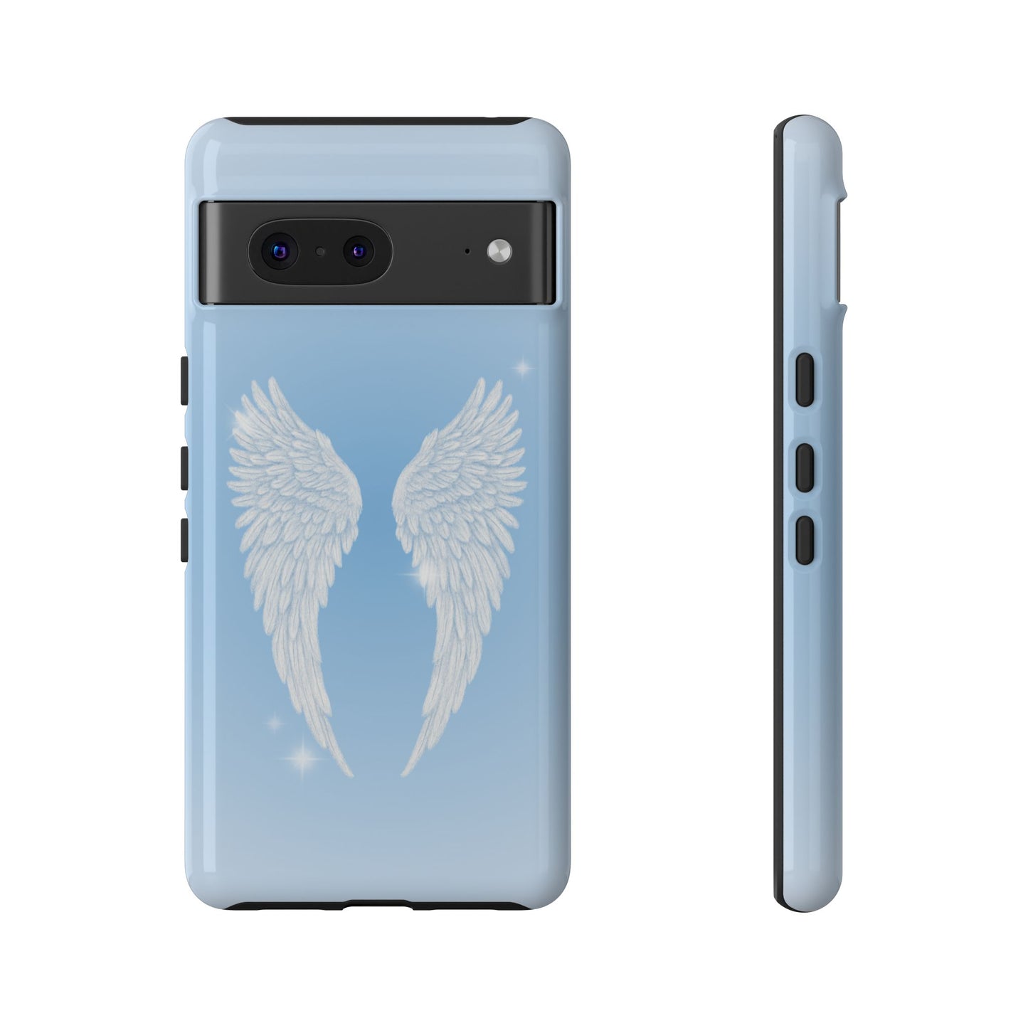 Blue Angel Wings Phone Case