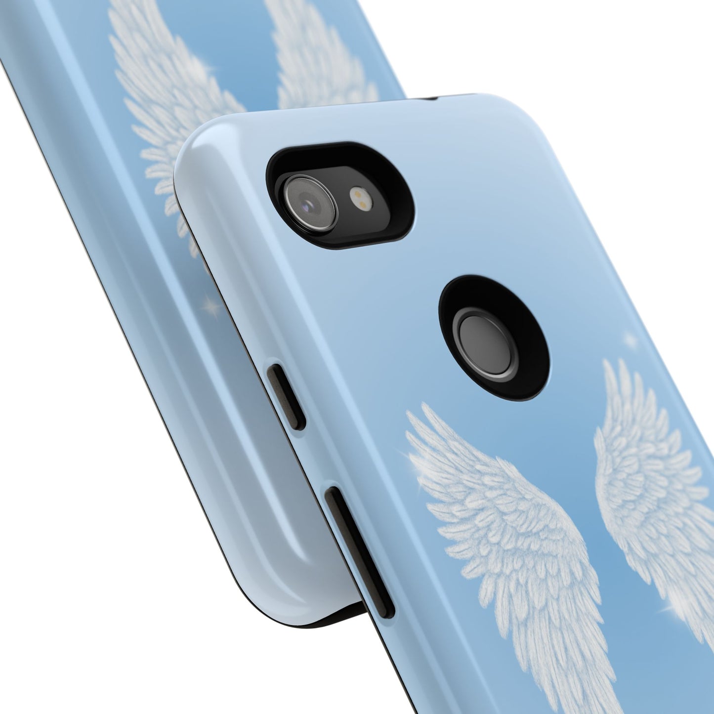 Blue Angel Wings Phone Case