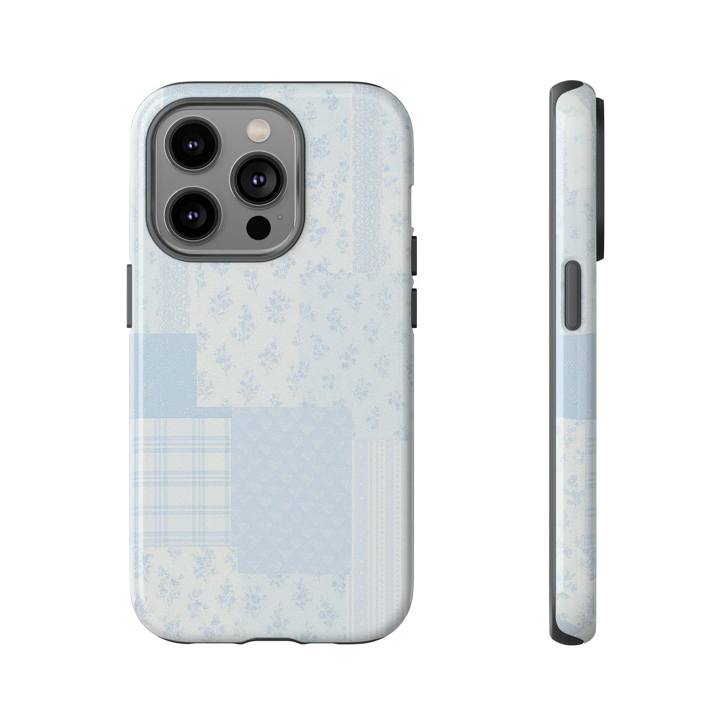 Blue Floral Lace Phone Case