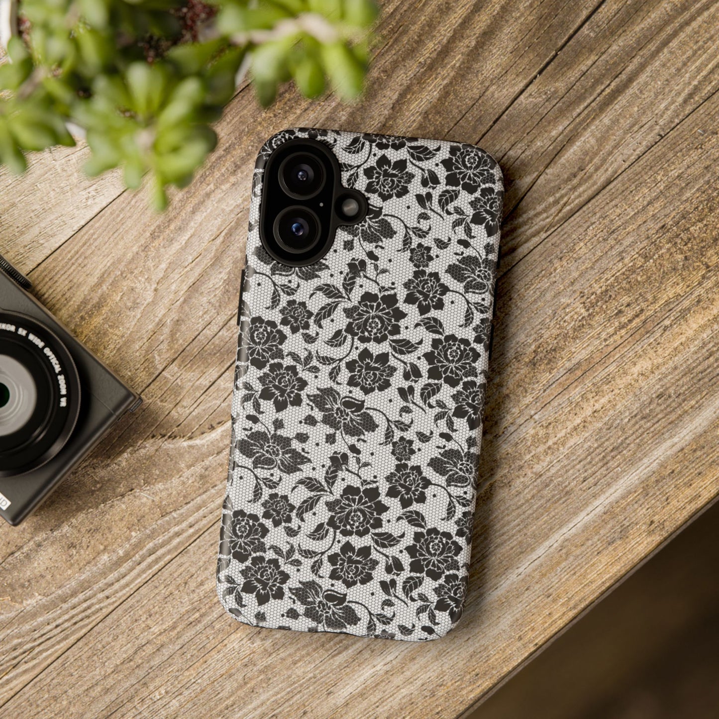 Black Lace Phone Case