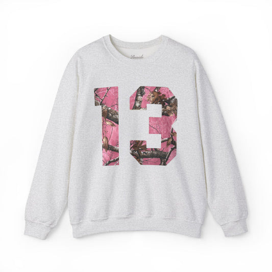Pink Camo Crewneck