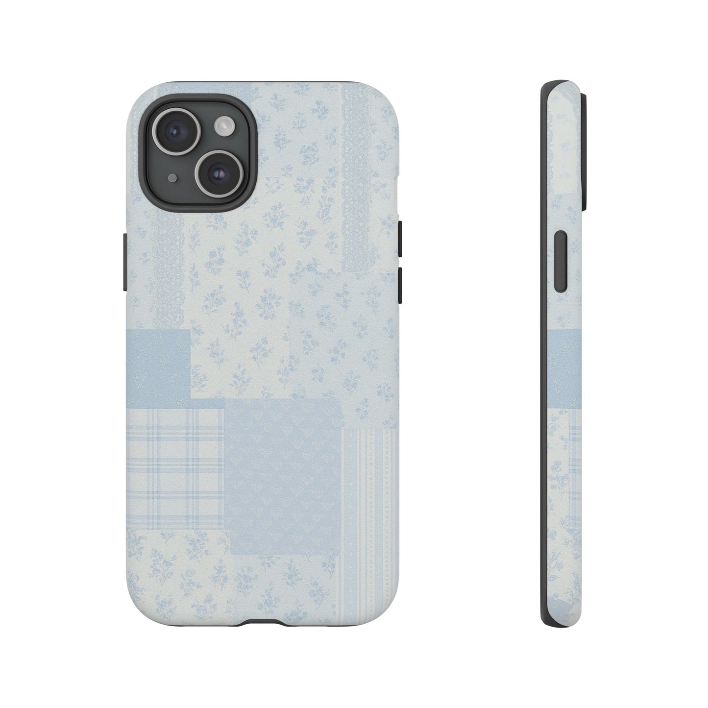 Blue Floral Lace Phone Case