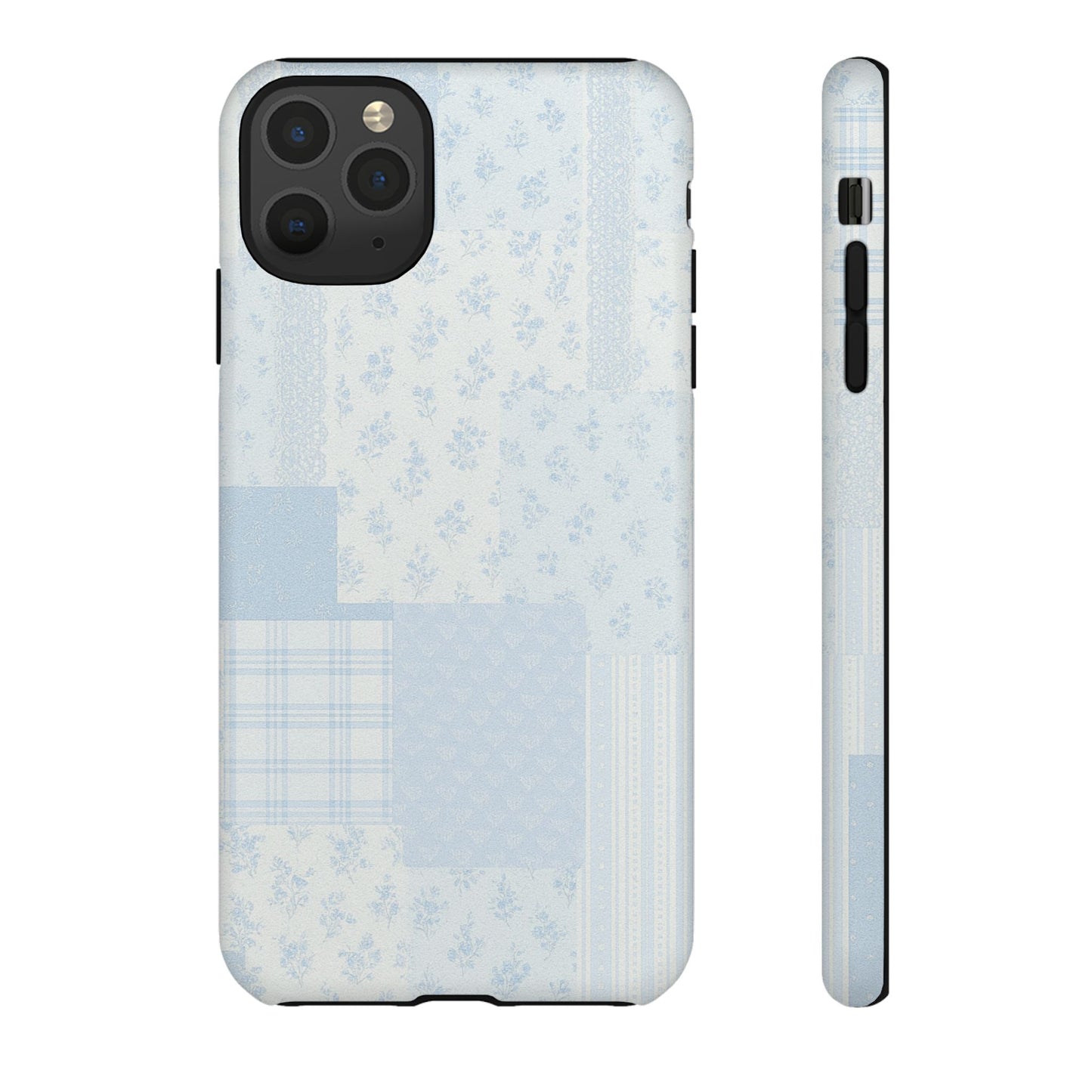 Blue Floral Lace Phone Case