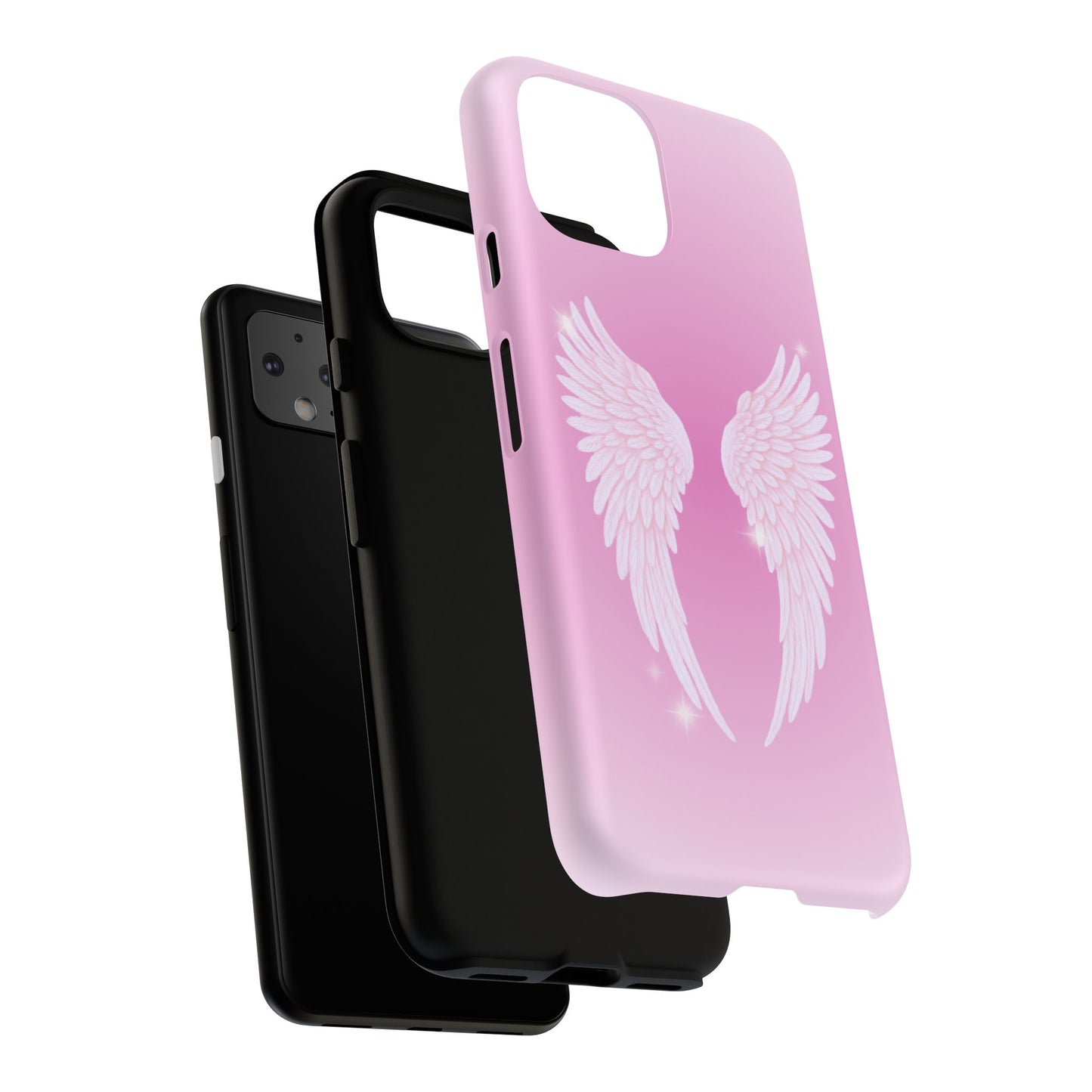 Pink Angel Wings Phone Case