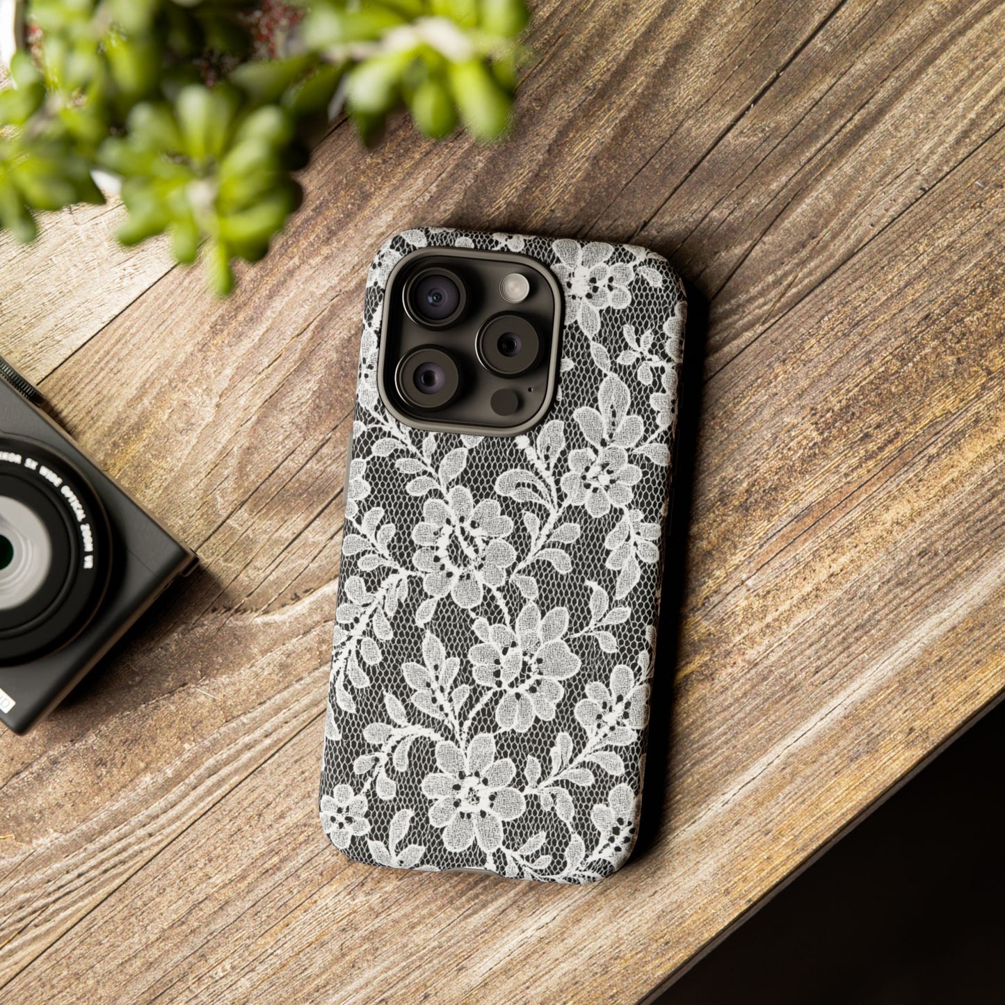 White Lace Phone Case