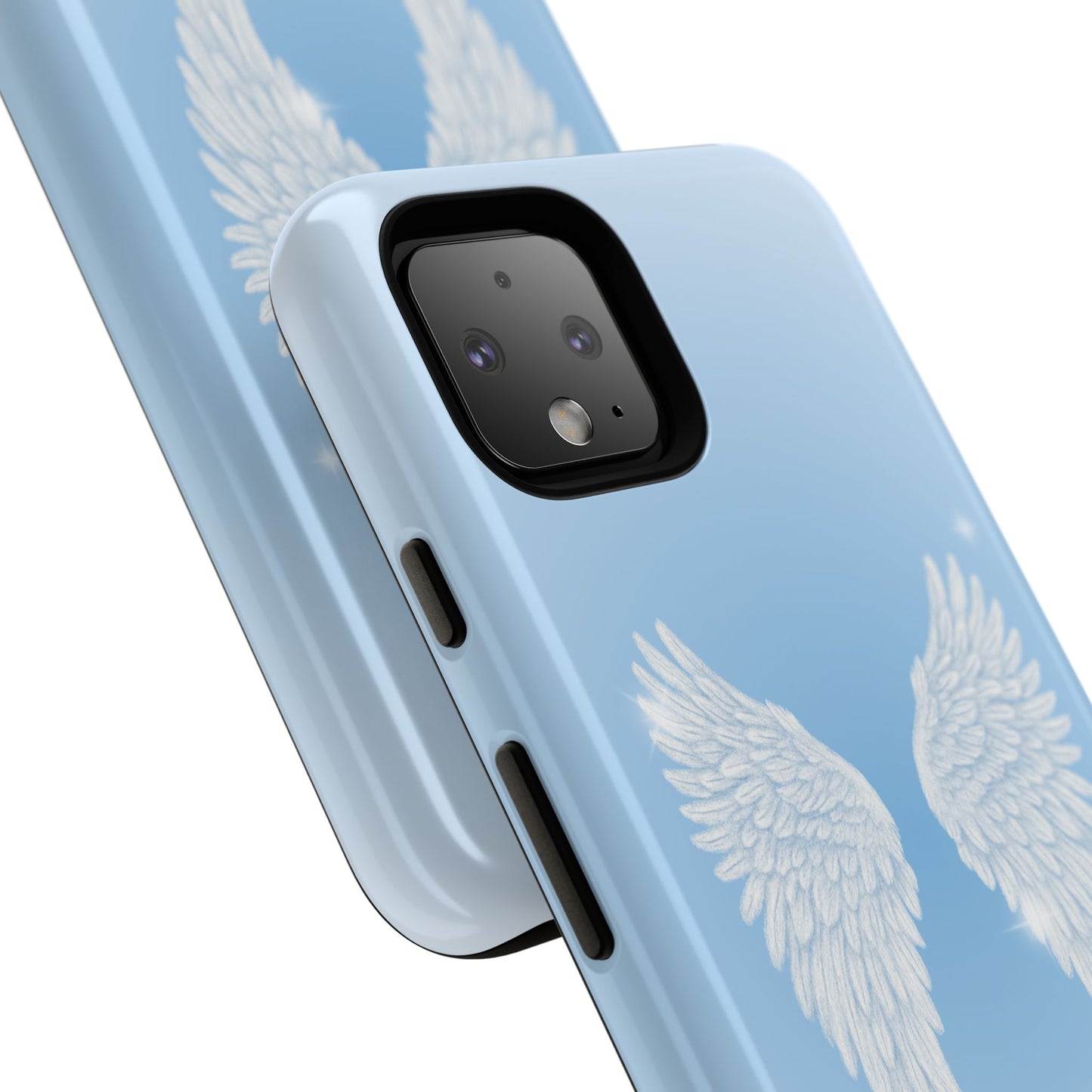 Blue Angel Wings Phone Case