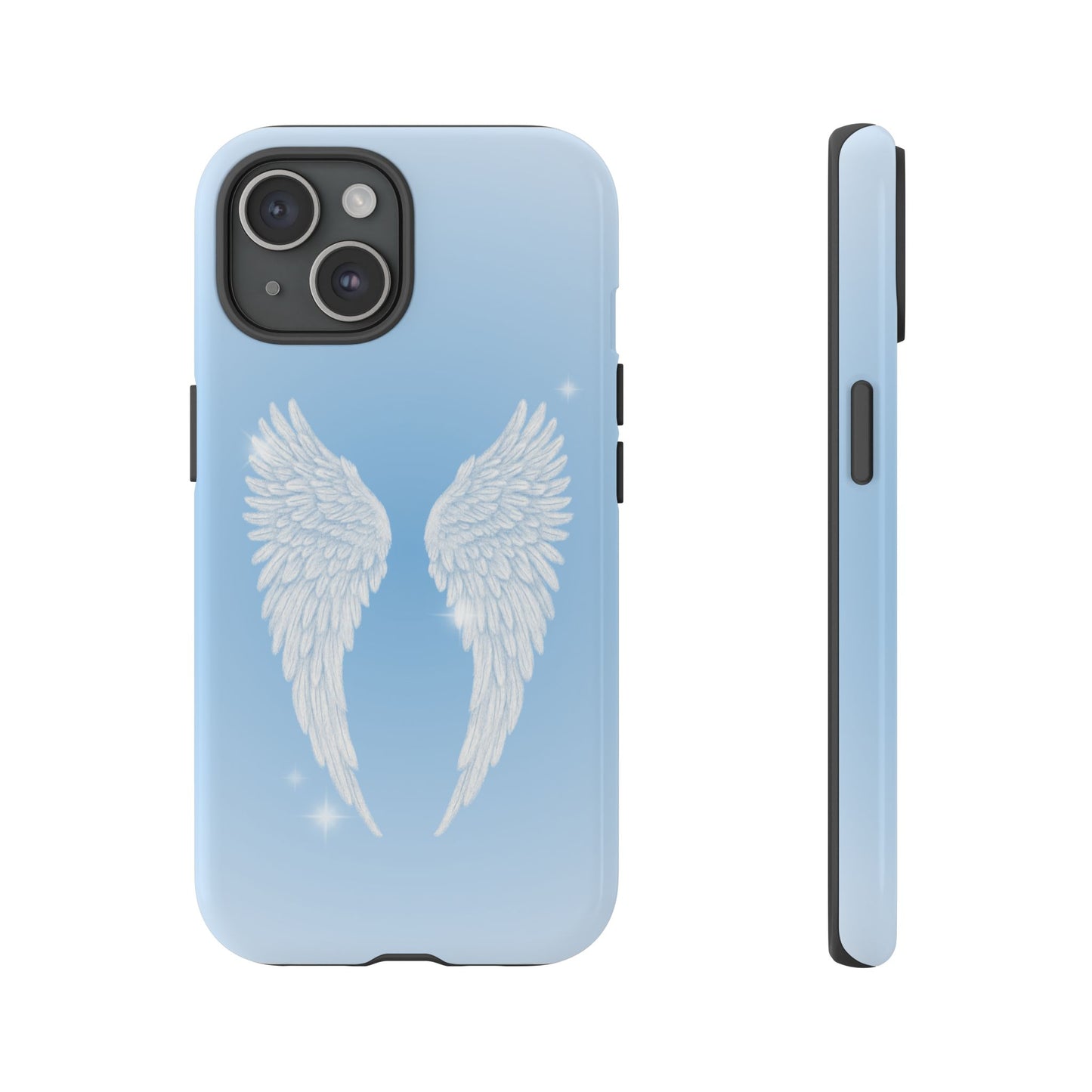 Blue Angel Wings Phone Case