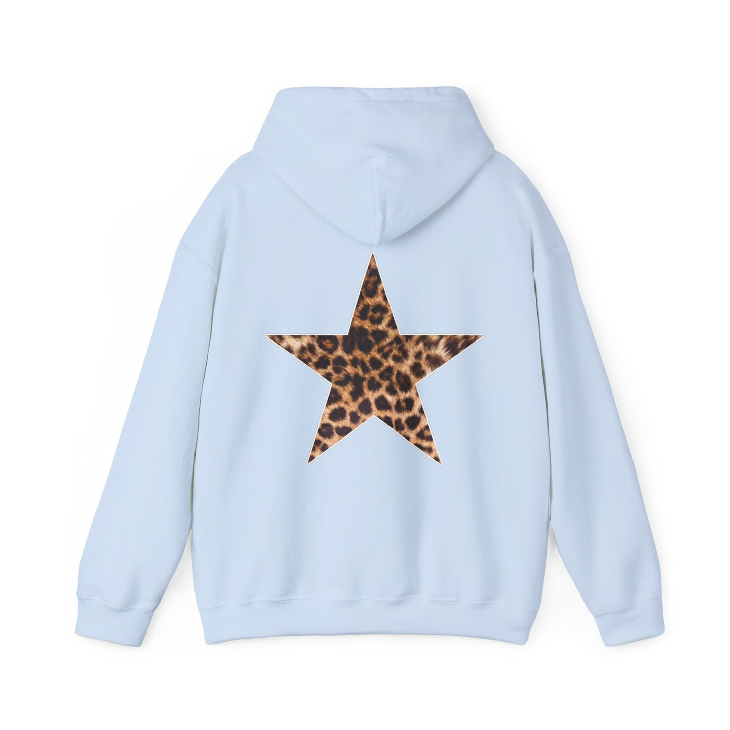 Leopard Print Star Hoodie