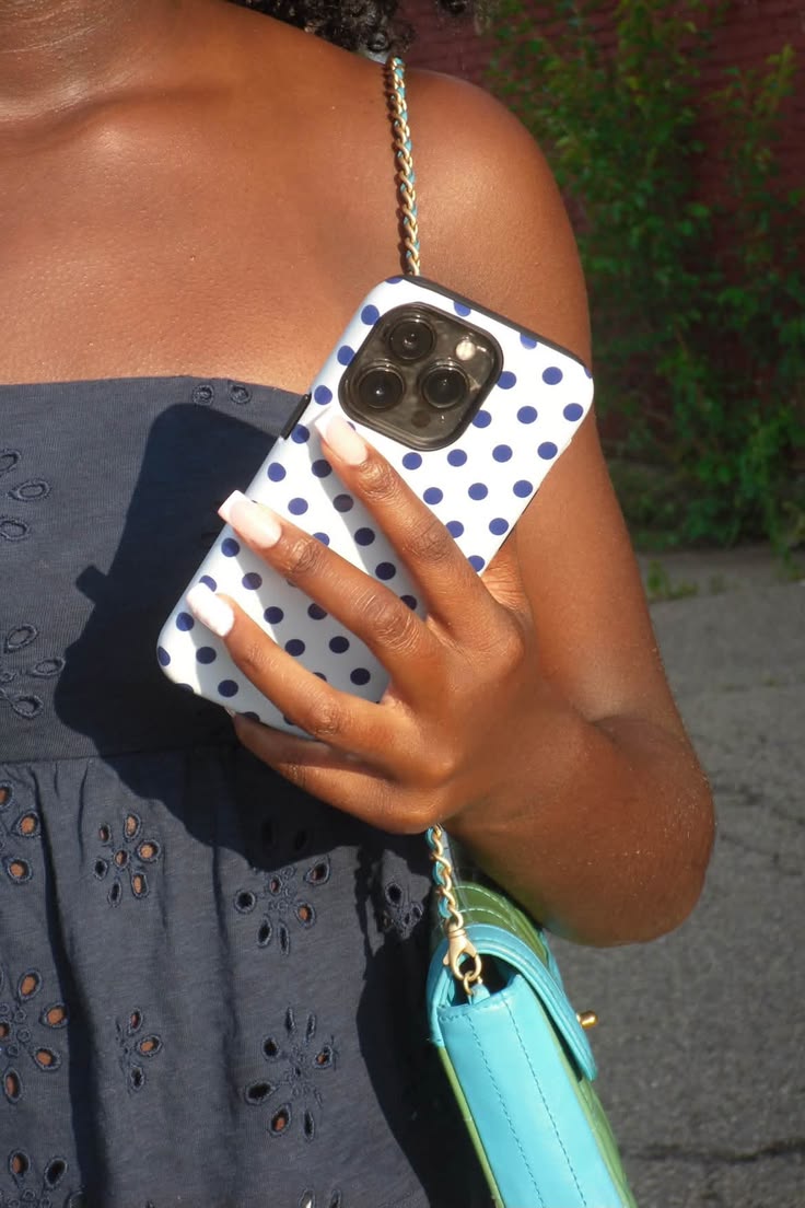 Blueberry Polka Dot Phone Case
