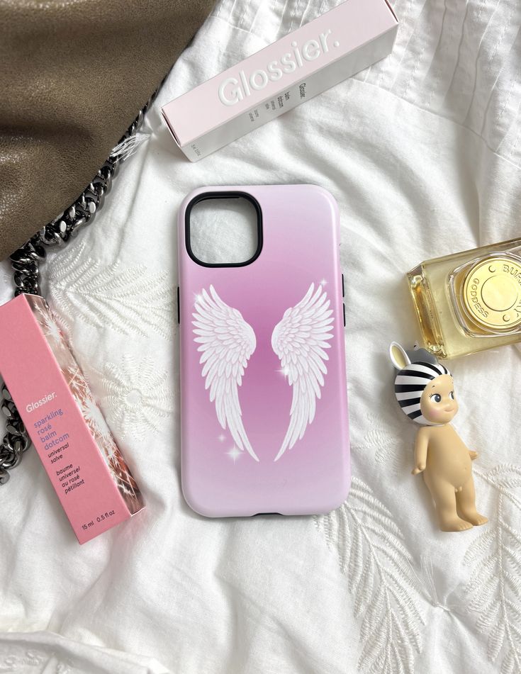 Pink Angel Wings Phone Case