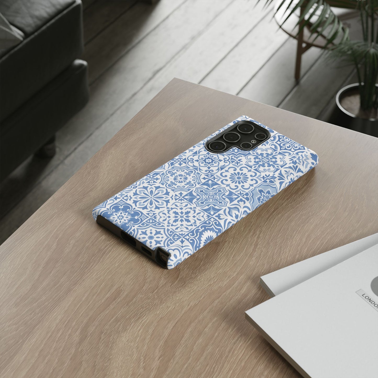 Blue Coastal Tile Phone Case