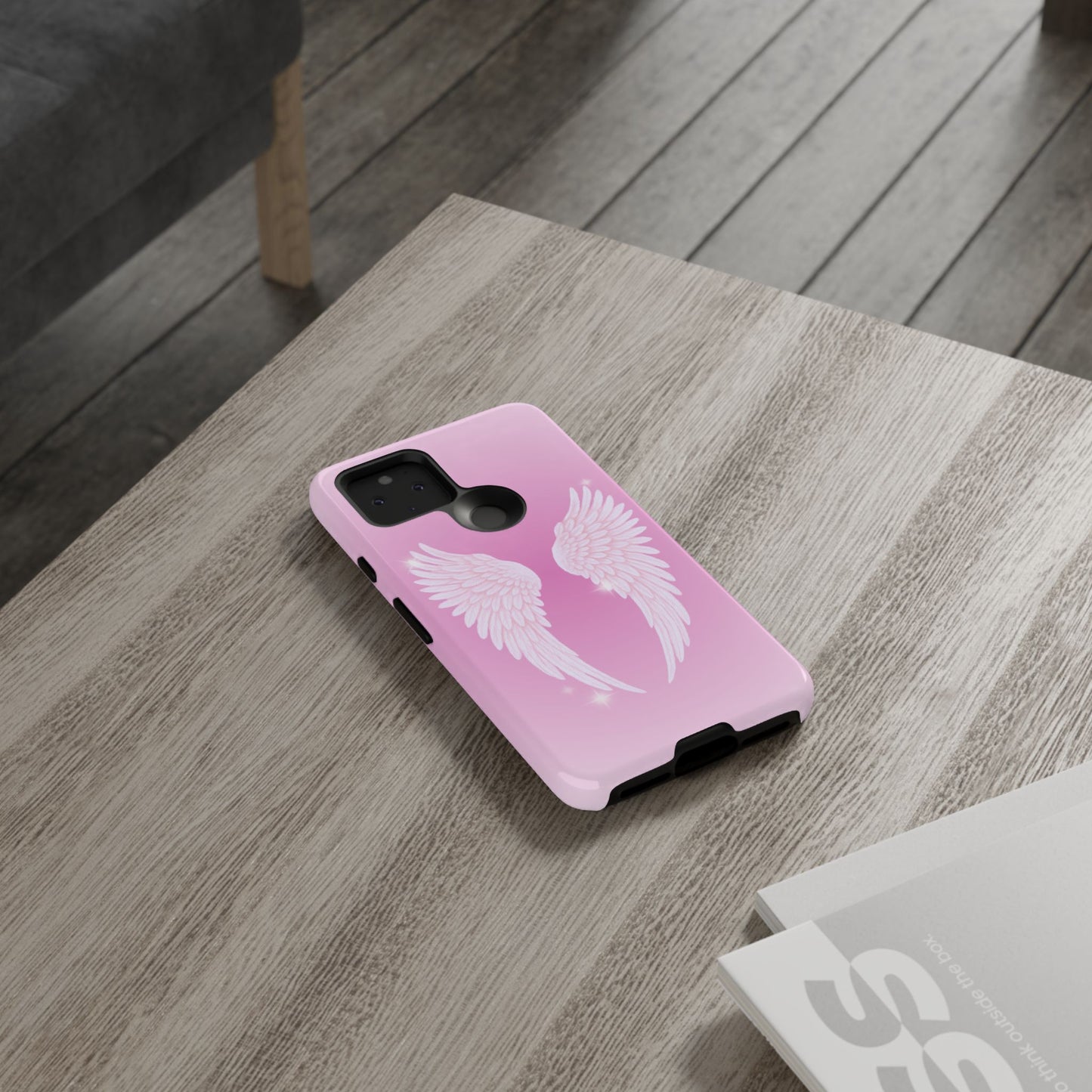 Pink Angel Wings Phone Case
