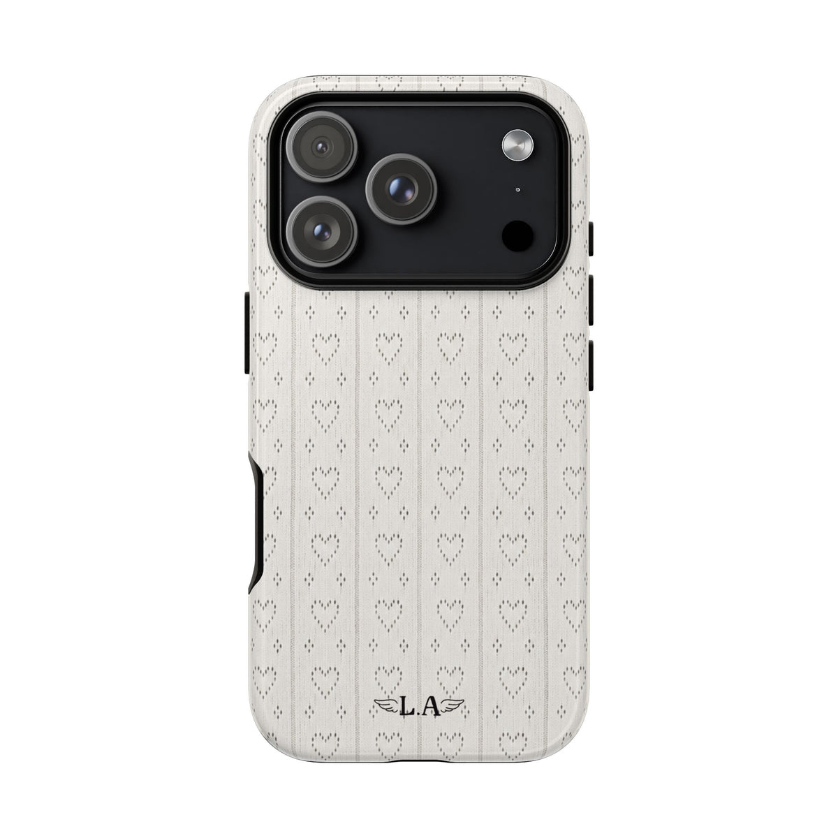 Heart Knit Phone Case