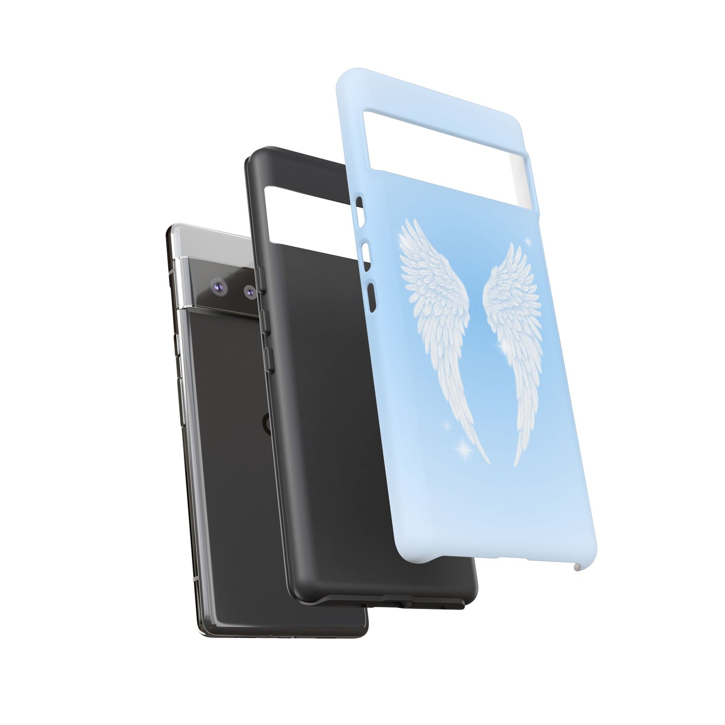 Blue Angel Wings Phone Case