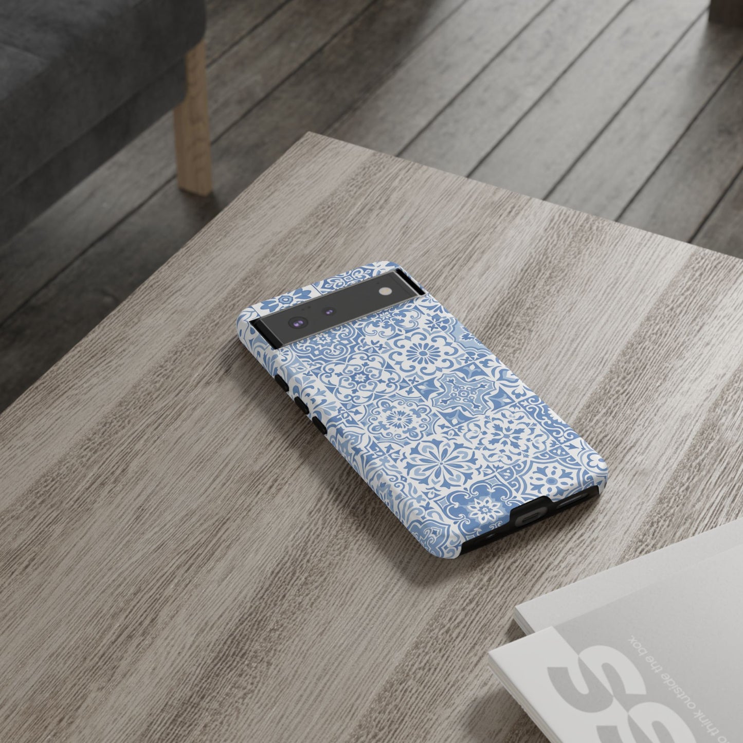 Blue Coastal Tile Phone Case