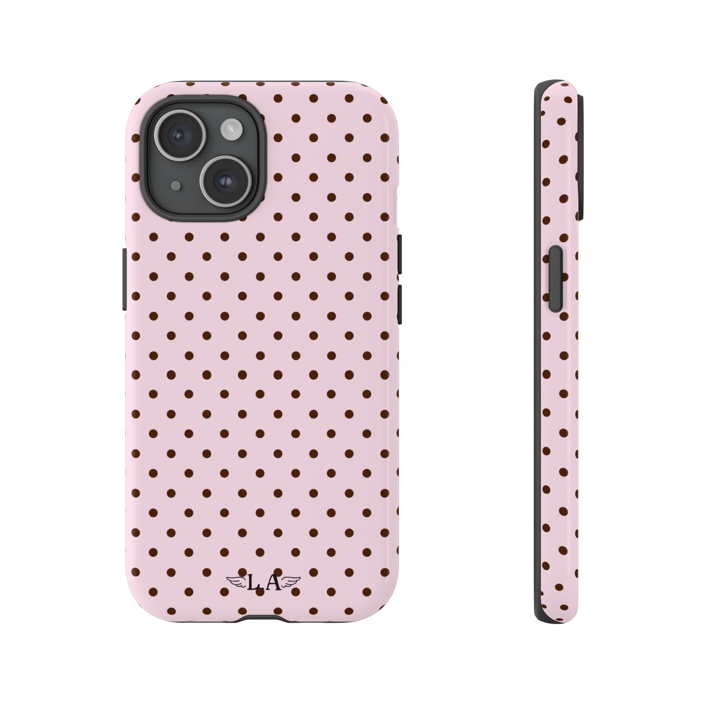 Light Pink Polka Dot Phone Case