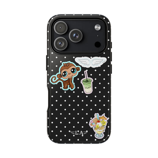 Polka Dot Sticker Phone Case