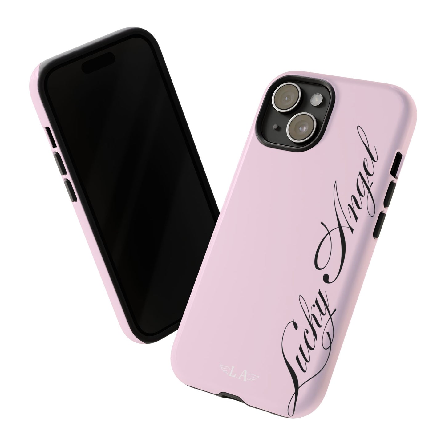 Lucky Angel Cursive Phone Case