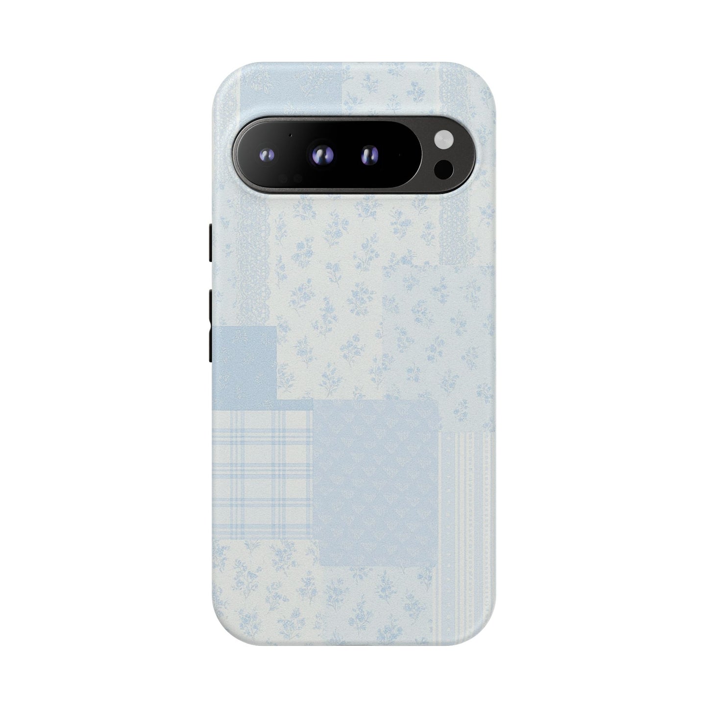 Blue Floral Lace Phone Case