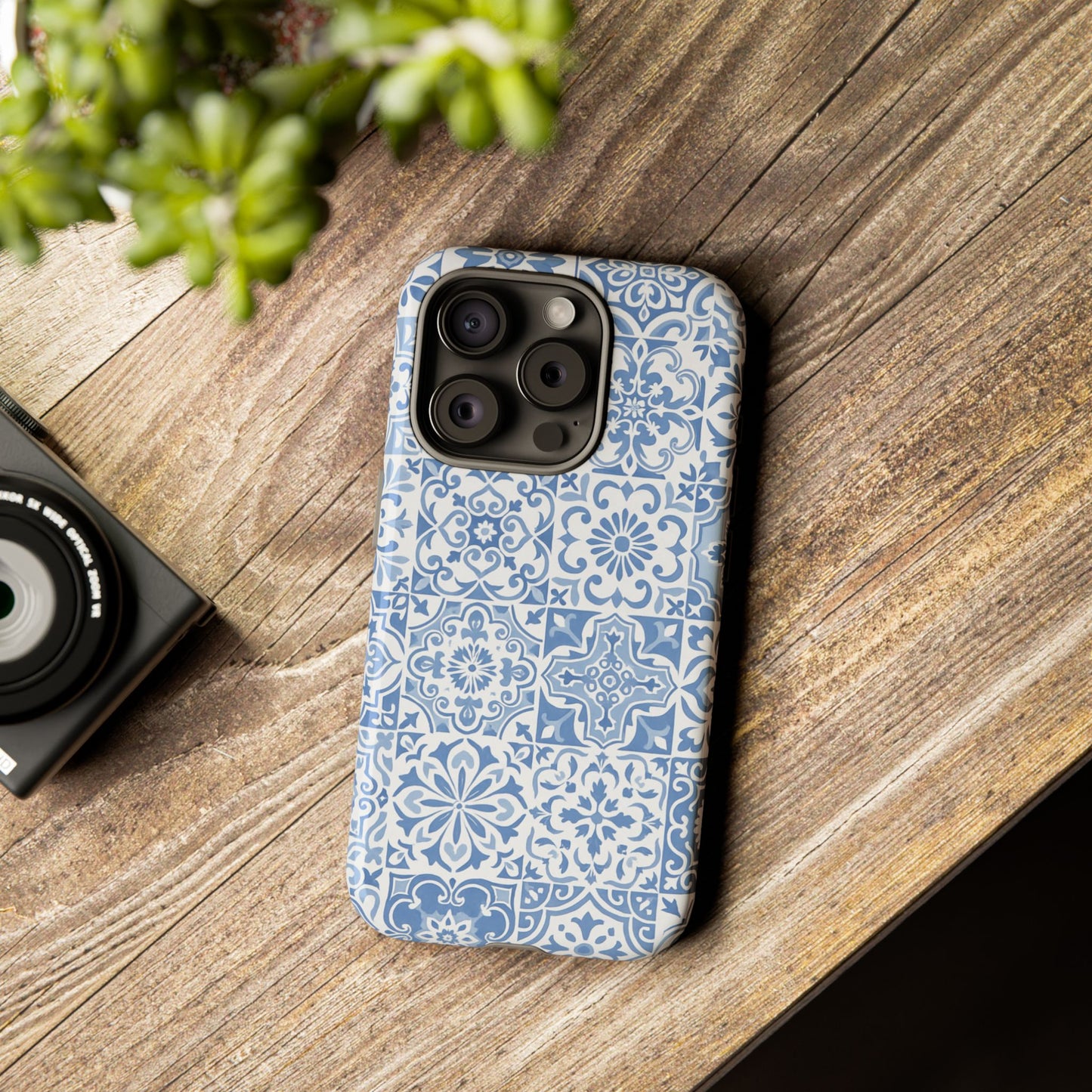 Blue Coastal Tile Phone Case