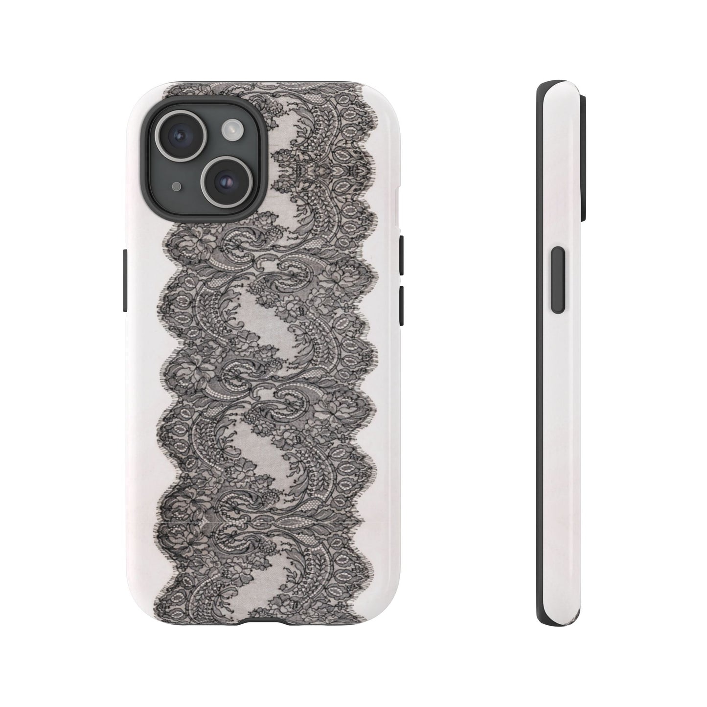 Black Lace Phone Case  Lucky Angel Studio