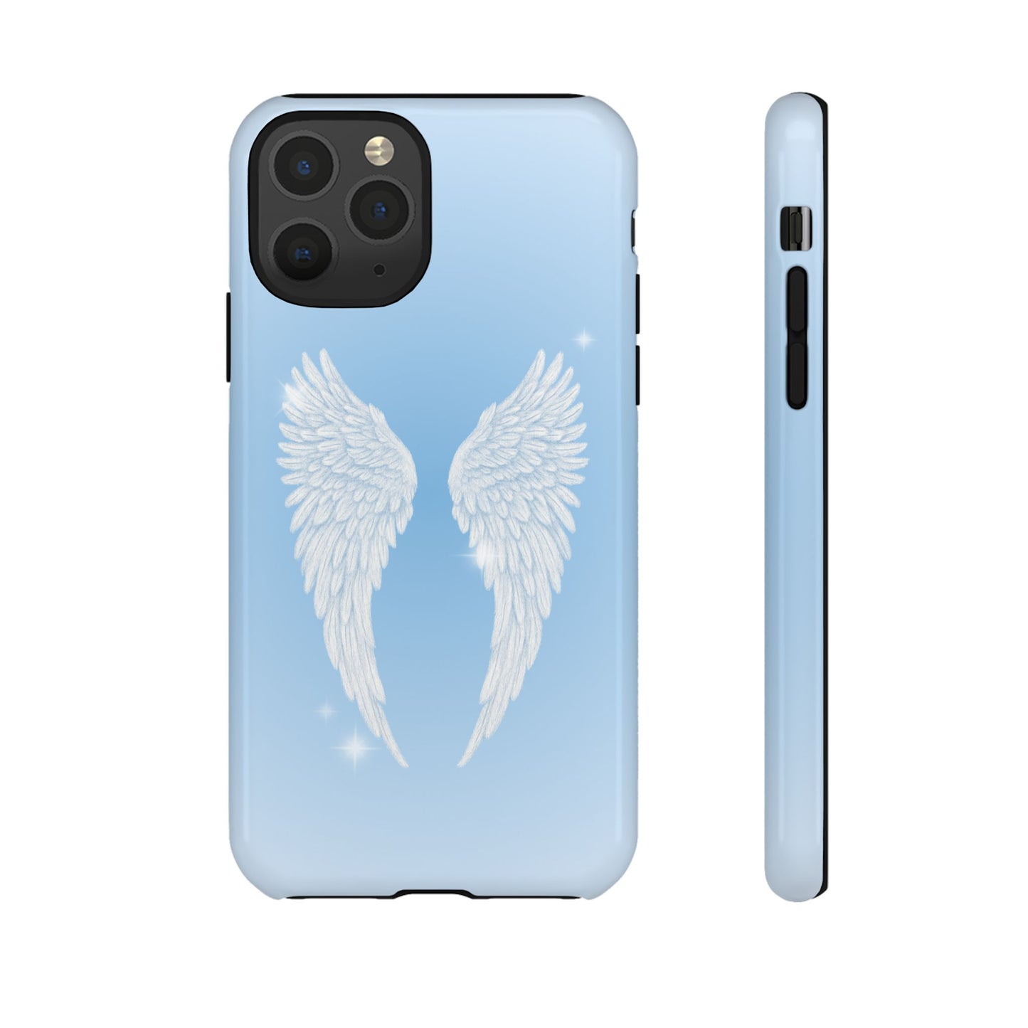 Blue Angel Wings Phone Case