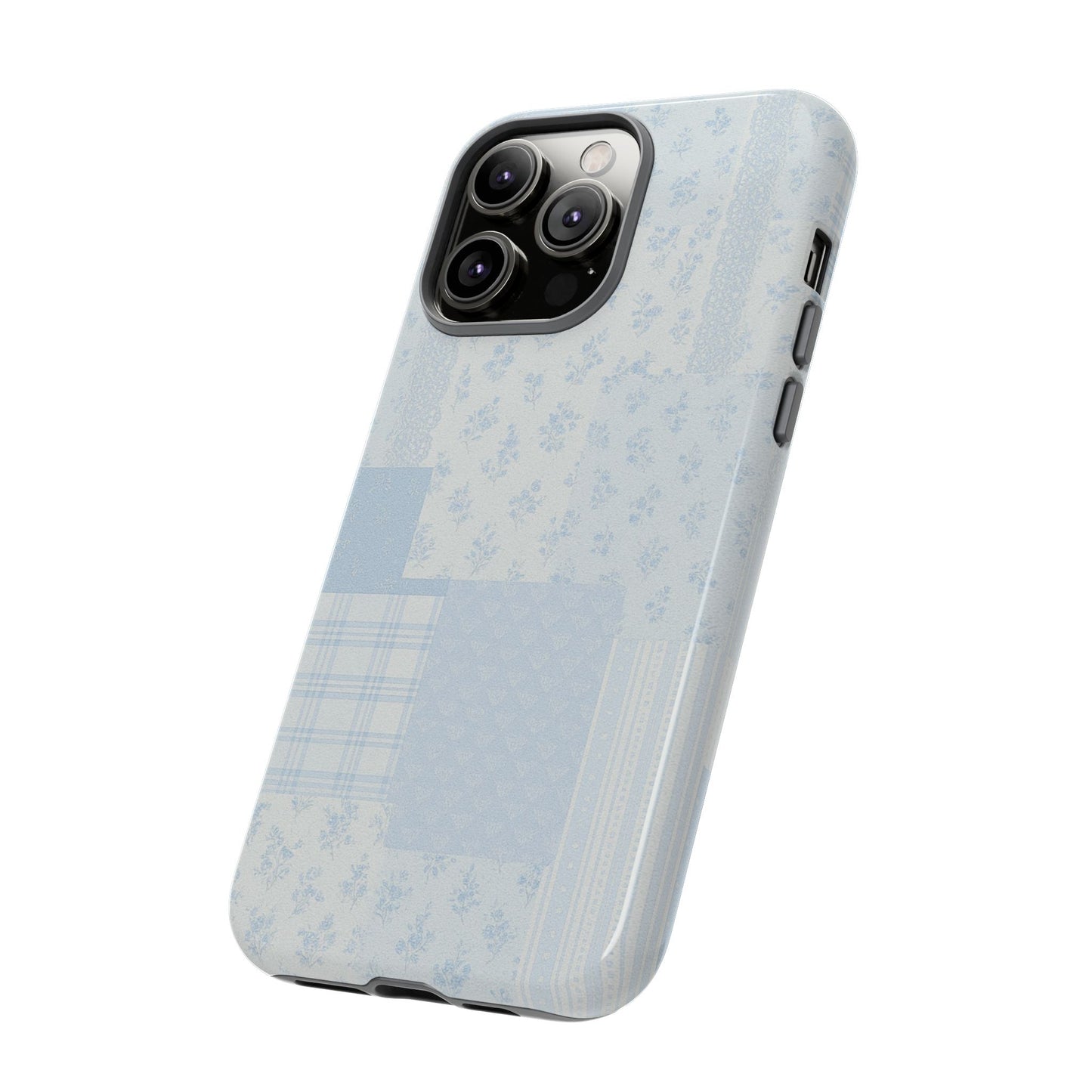 Blue Floral Lace Phone Case