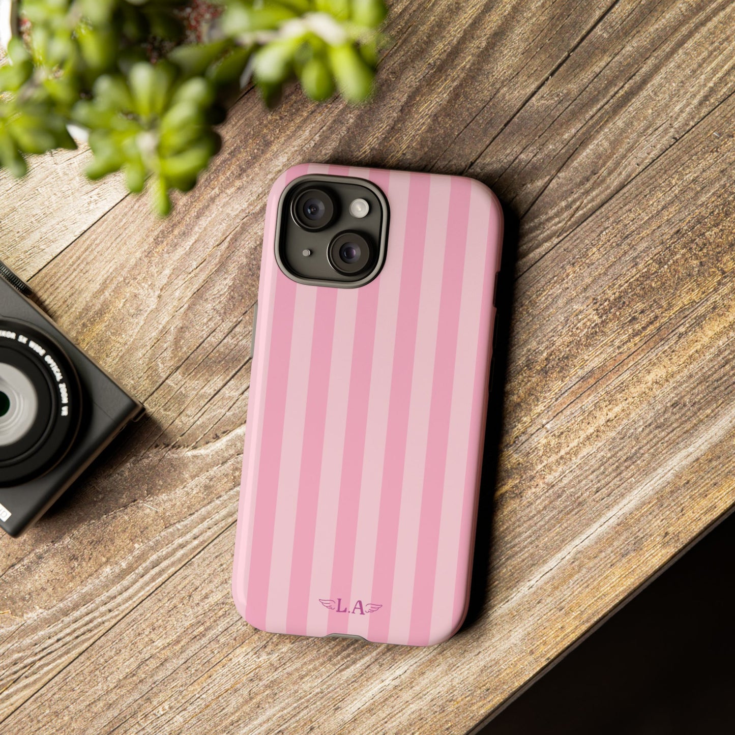 Pink Stripes Phone Case