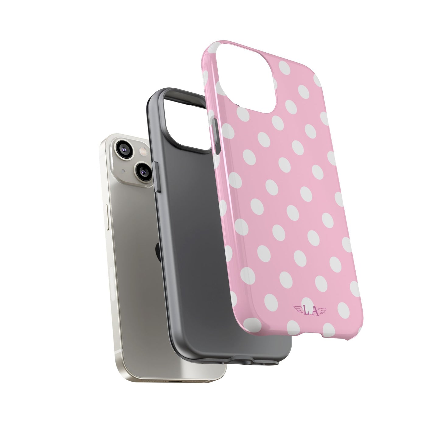 Pink Polka Dot Phone Case