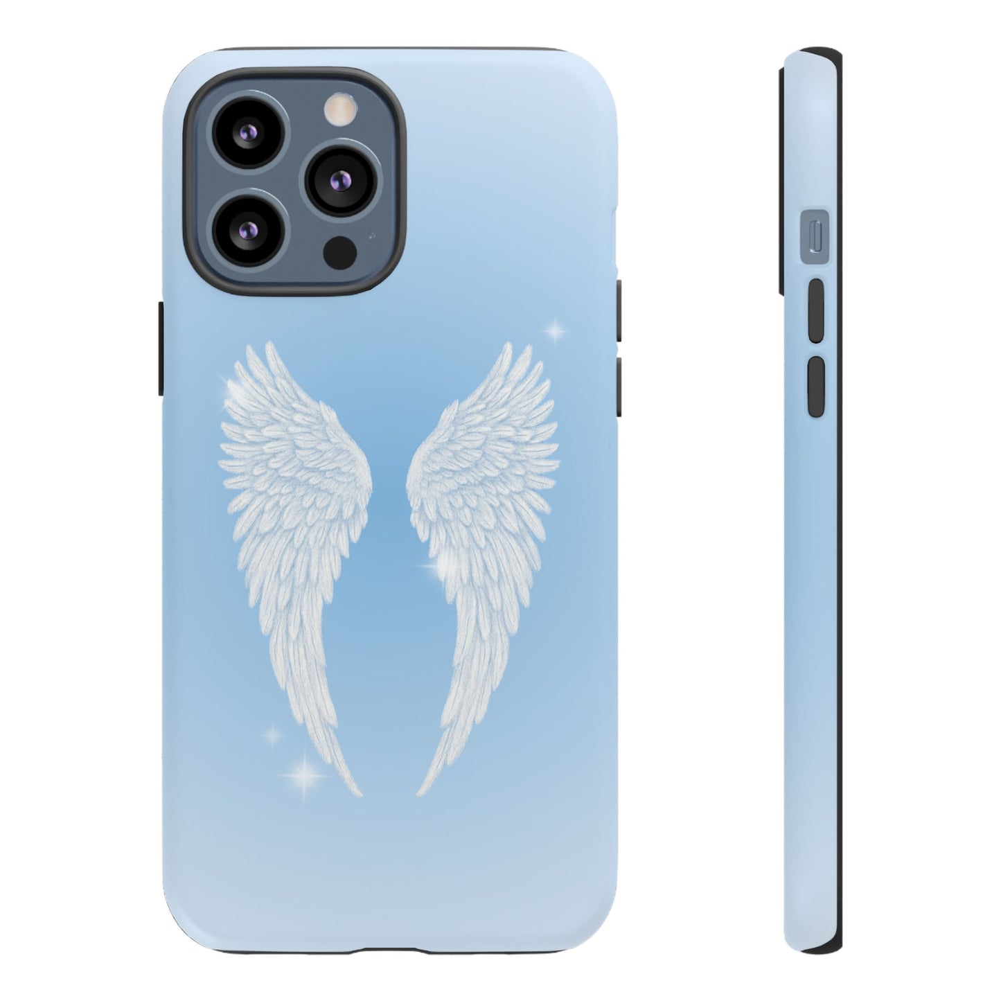 Blue Angel Wings Phone Case