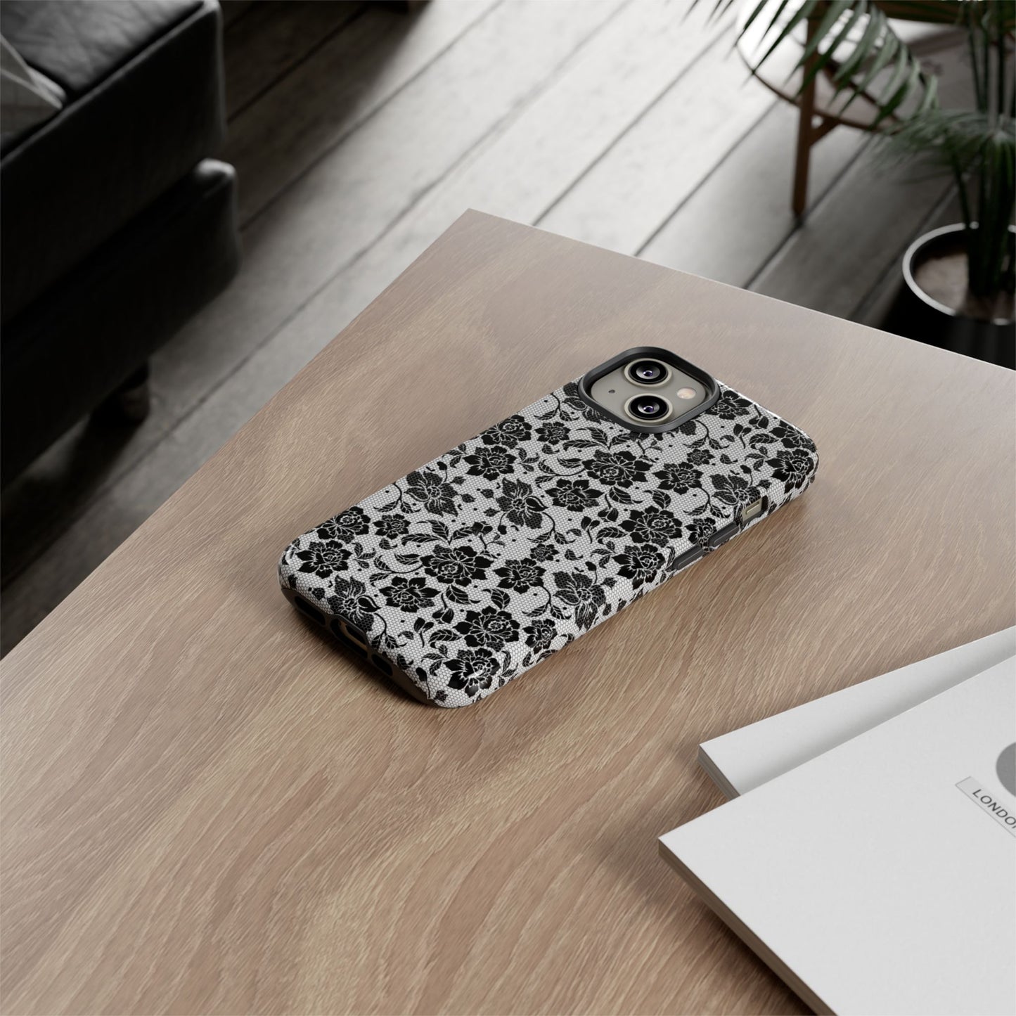 Black Lace Phone Case
