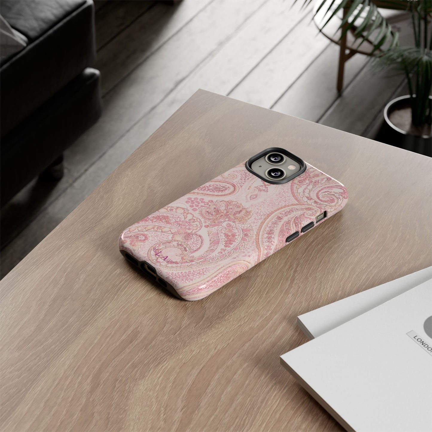 Pink Paisley Phone Case