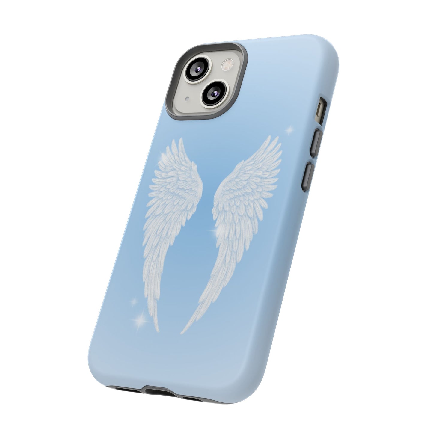 Blue Angel Wings Phone Case