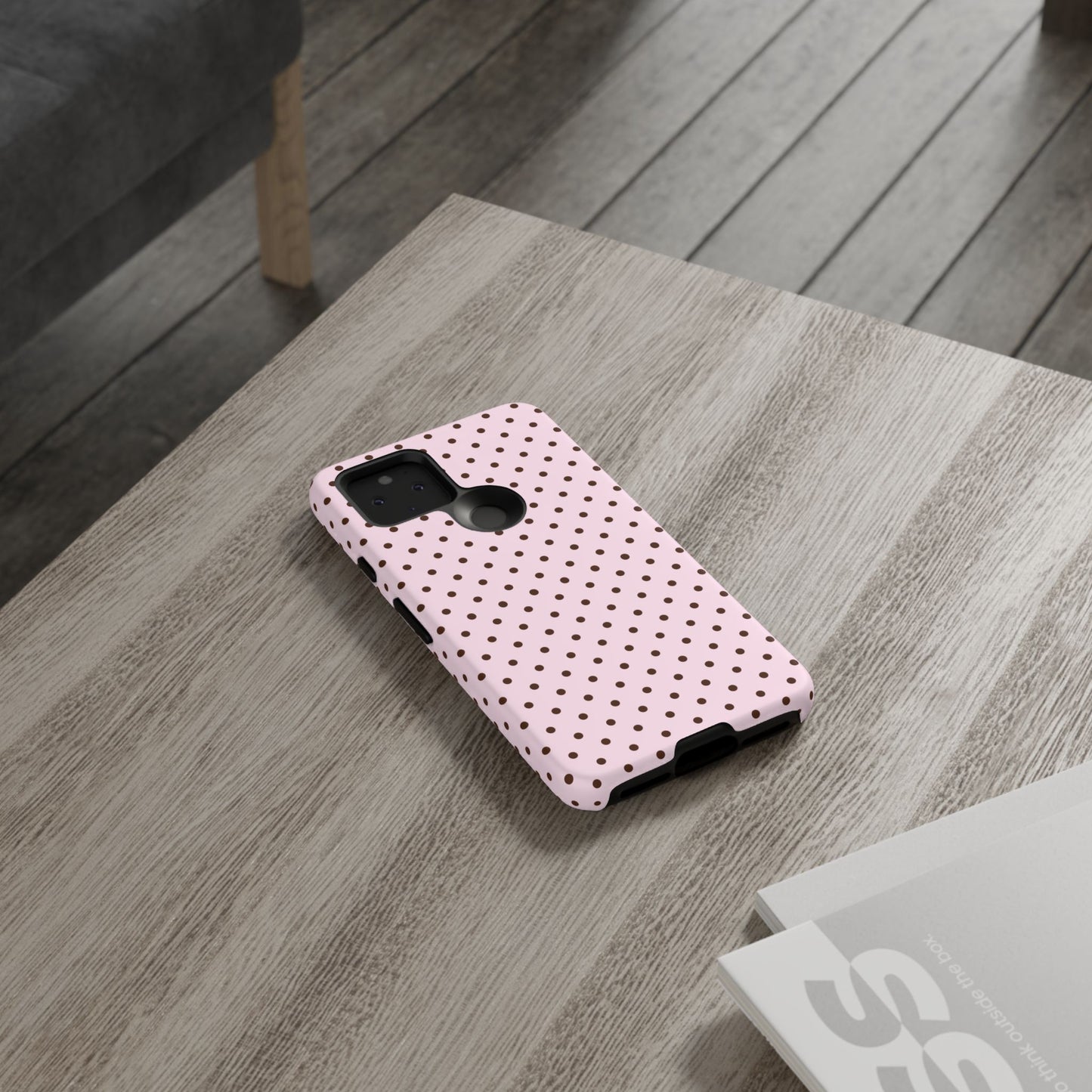 Light Pink Polka Dot Phone Case