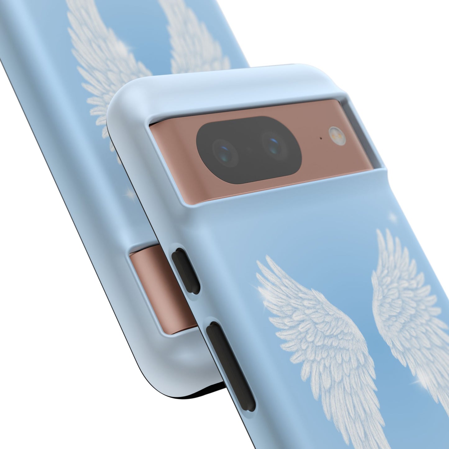 Blue Angel Wings Phone Case