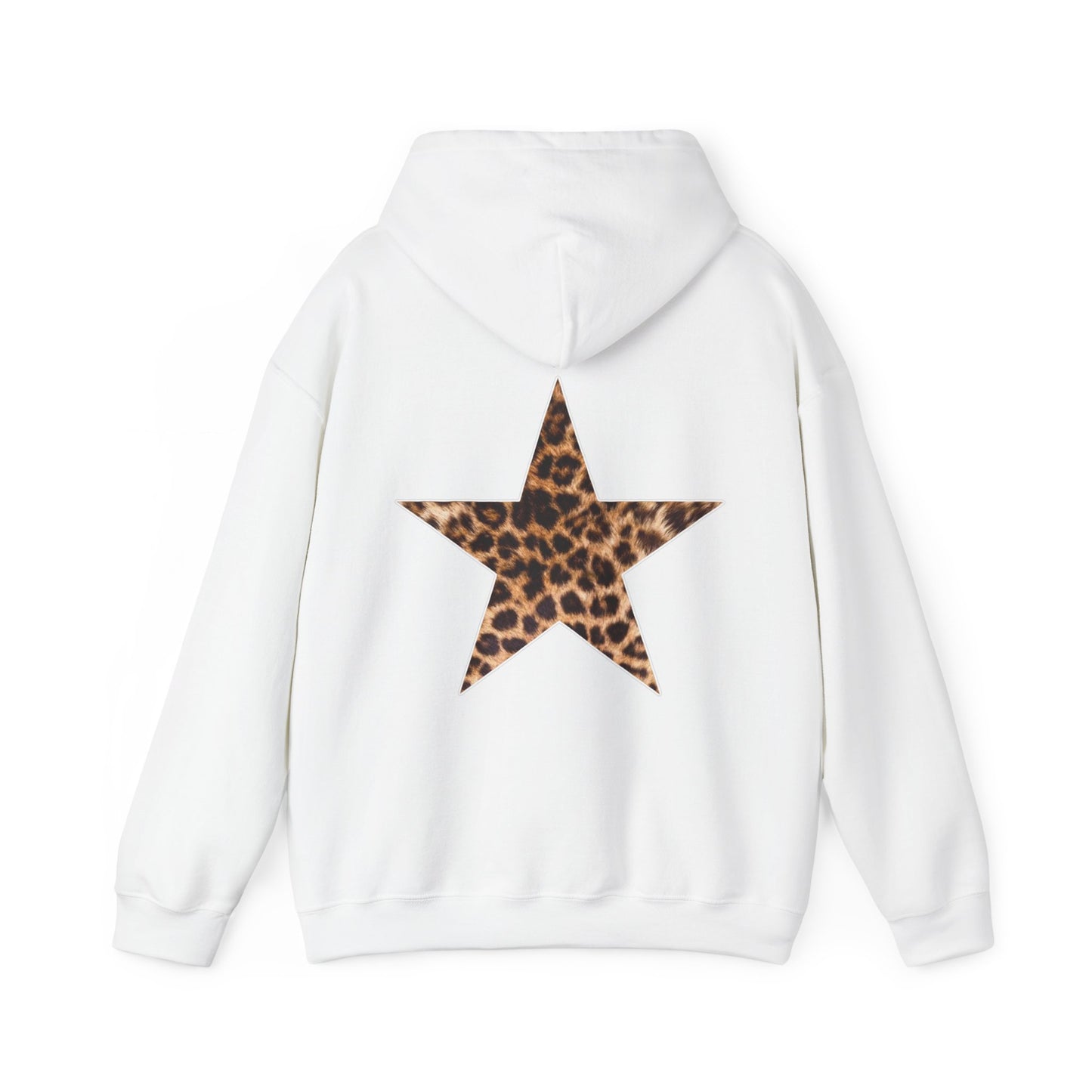 Leopard Print Star Hoodie