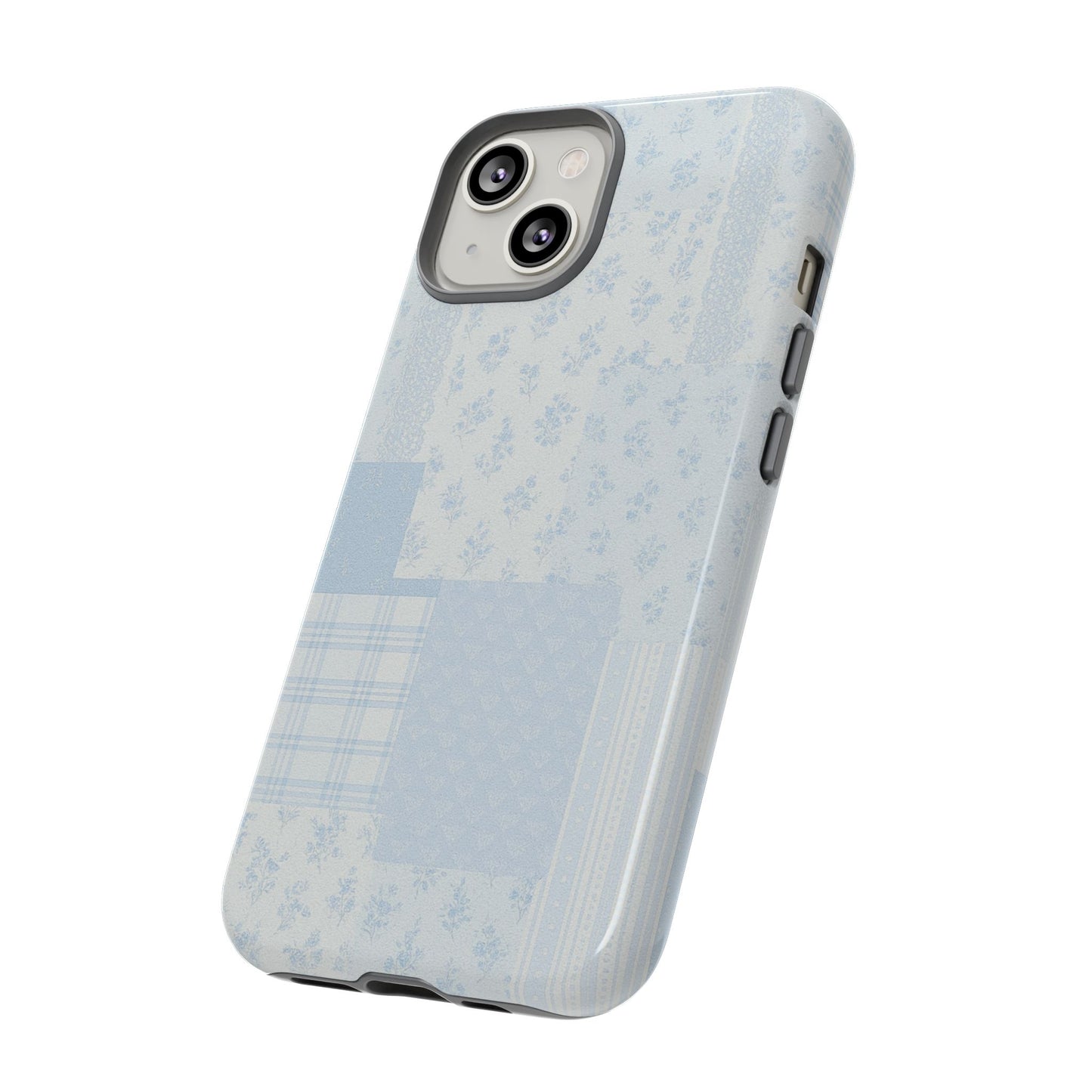 Blue Floral Lace Phone Case