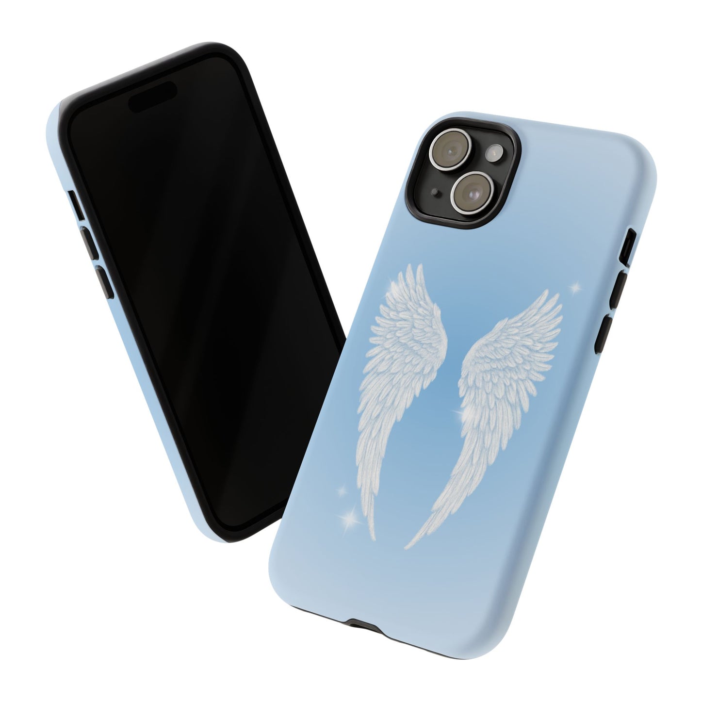 Blue Angel Wings Phone Case