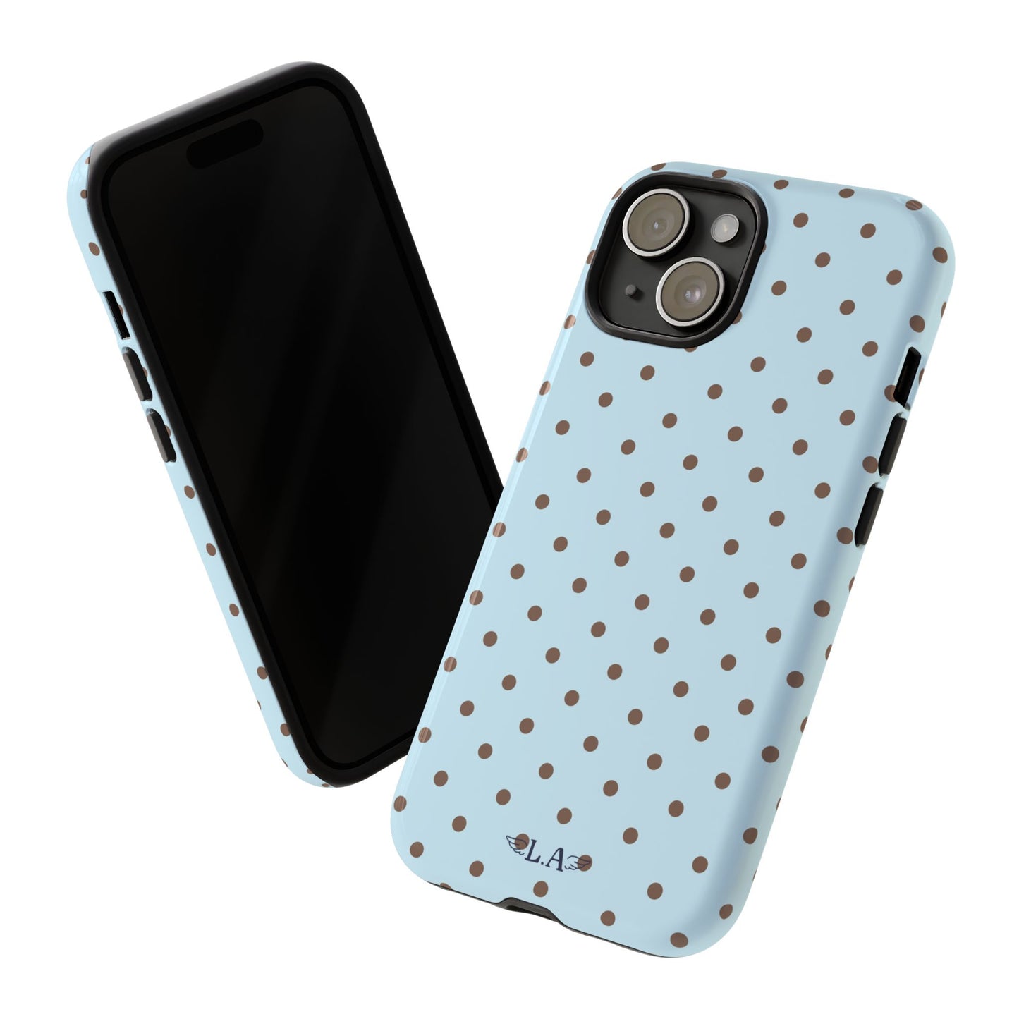 Blue Polka Dot Phone Case