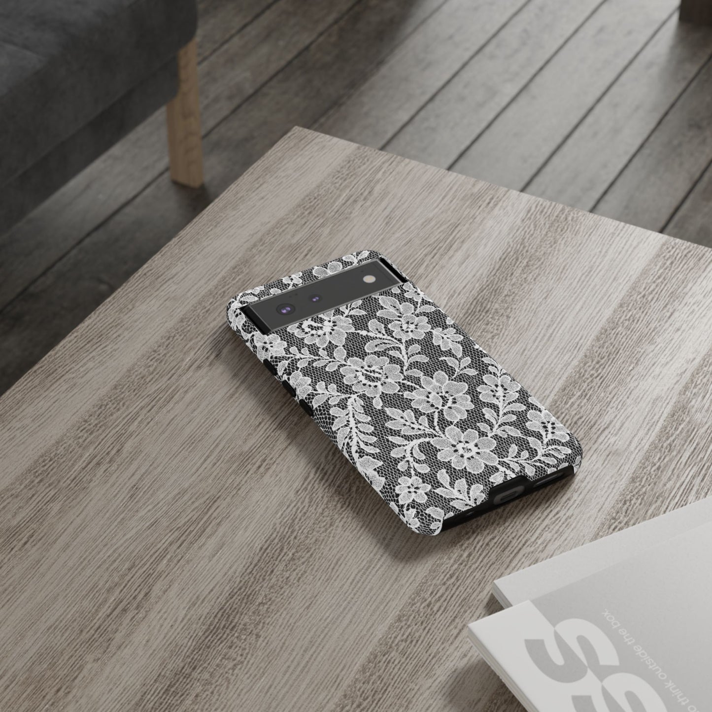 White Lace Phone Case