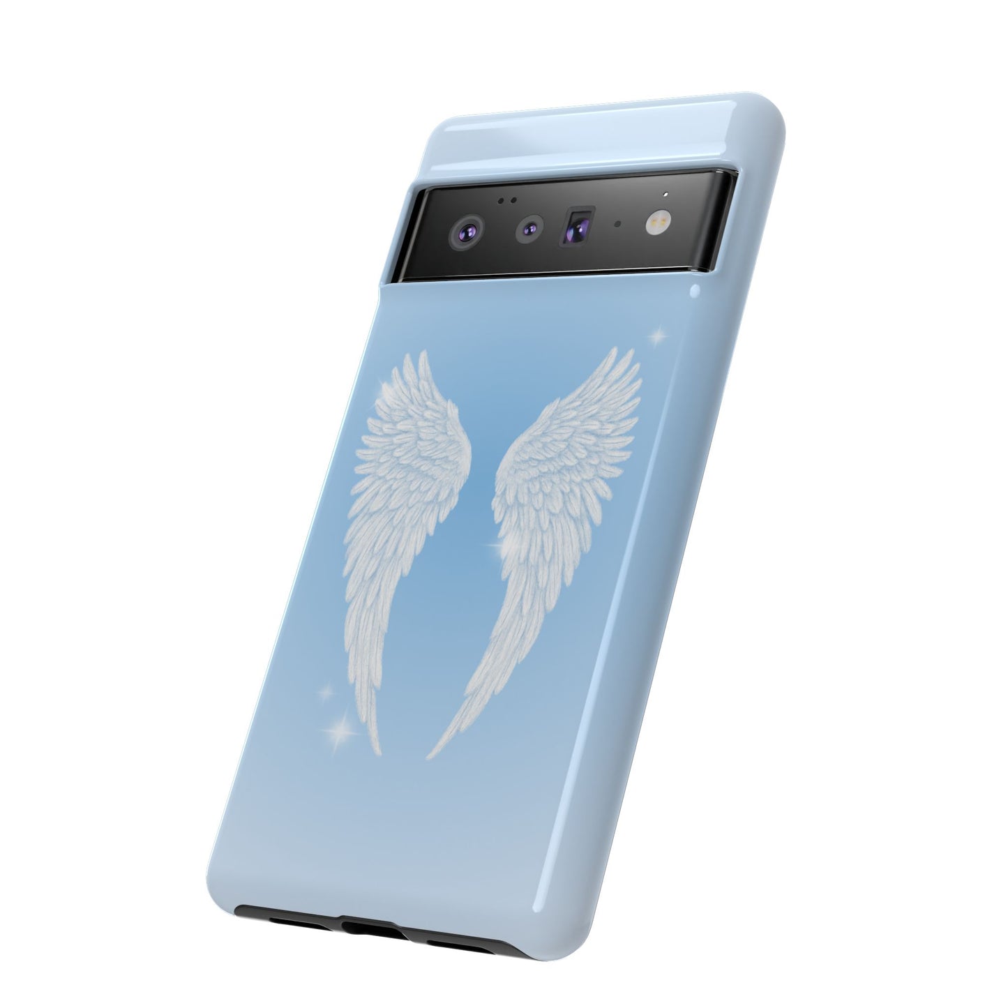 Blue Angel Wings Phone Case