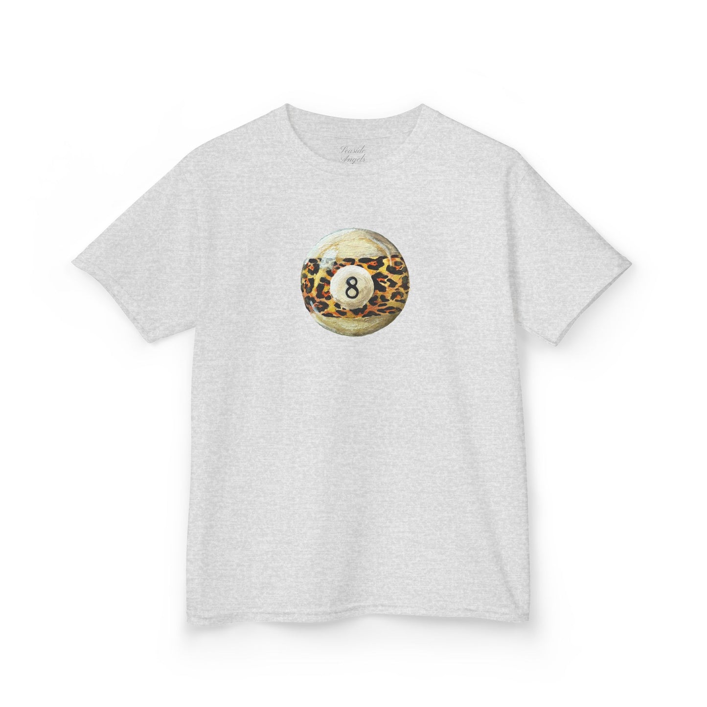 Hand-Painted Leopard 8 Ball Baby Tee