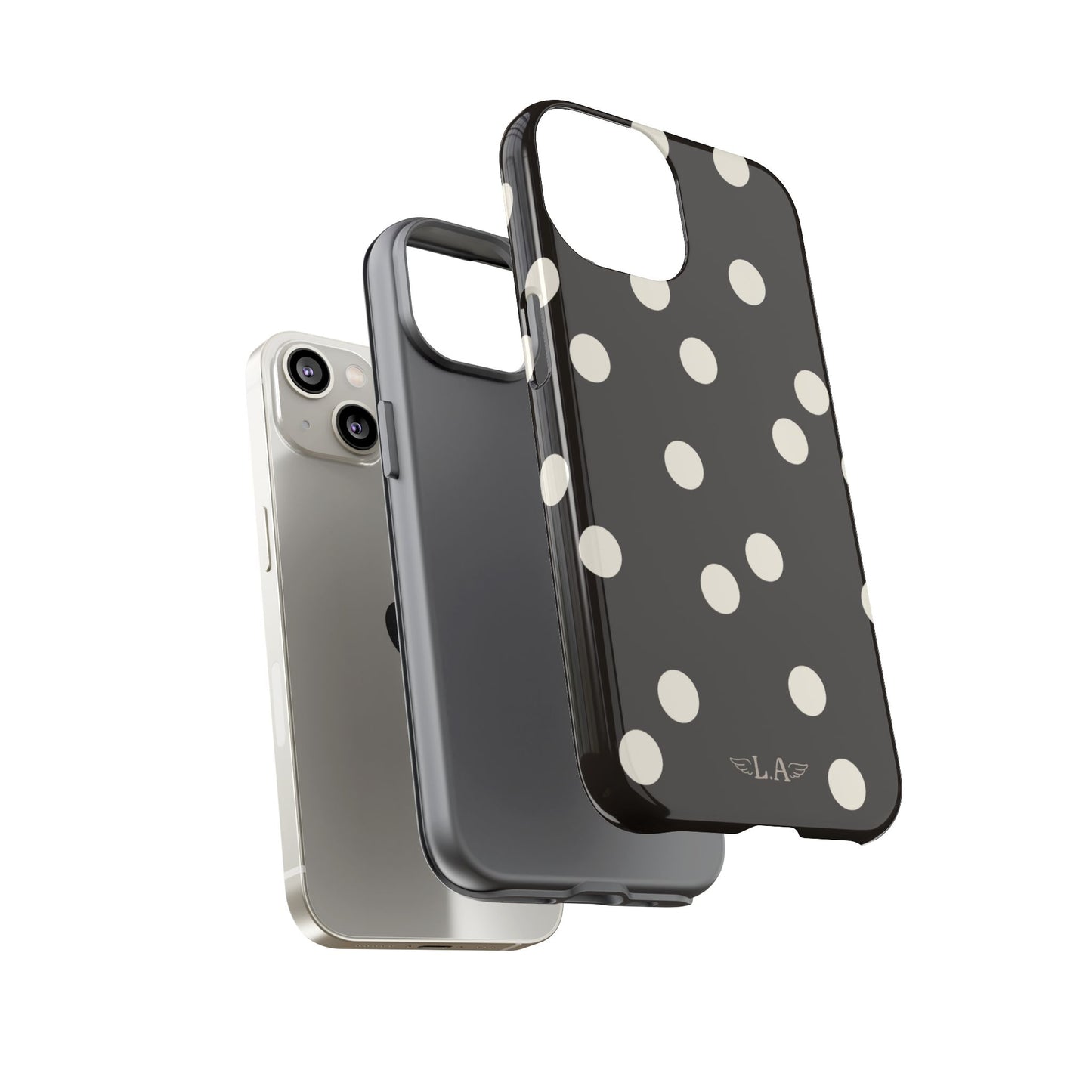 Polka Print Phone Case