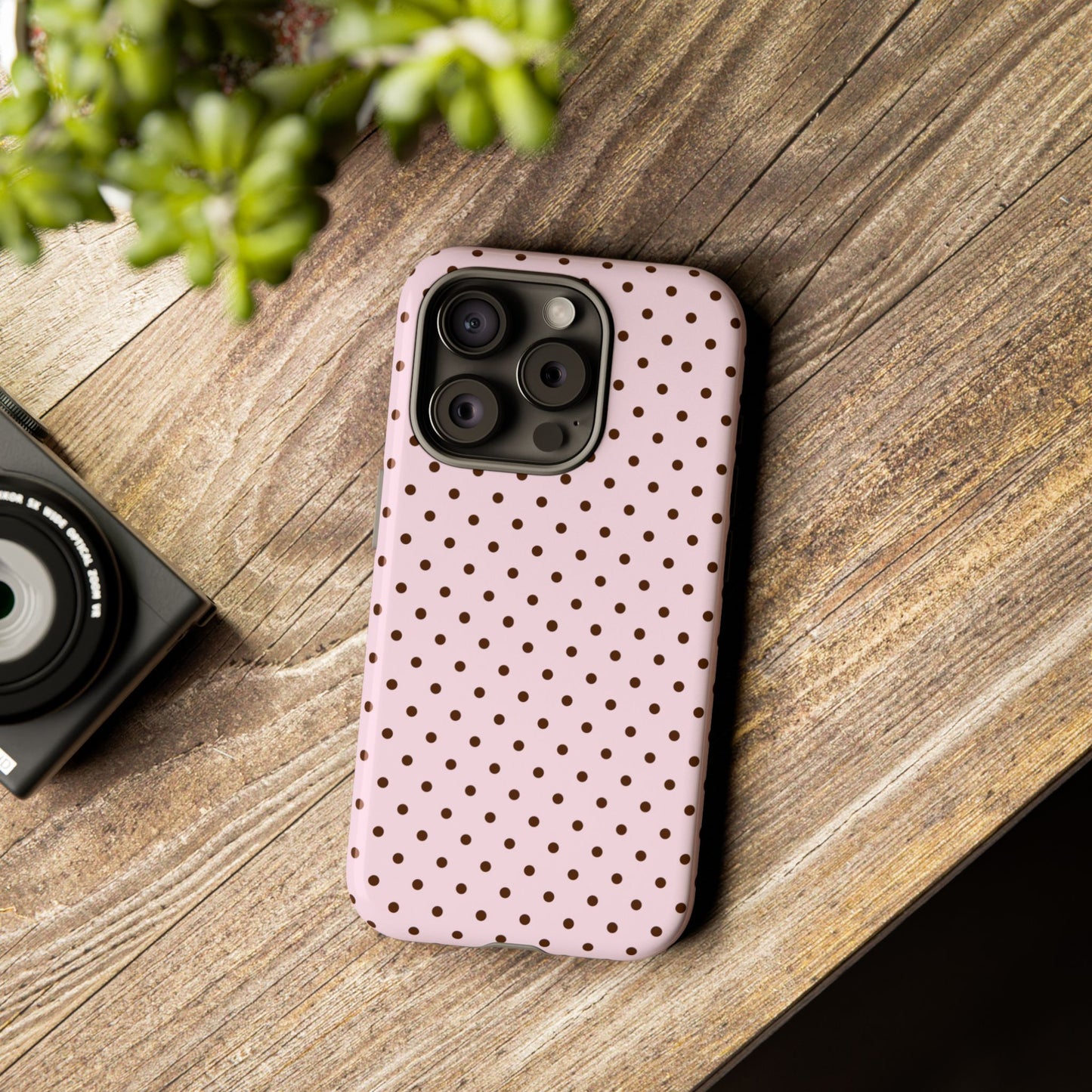 Light Pink Polka Dot Phone Case