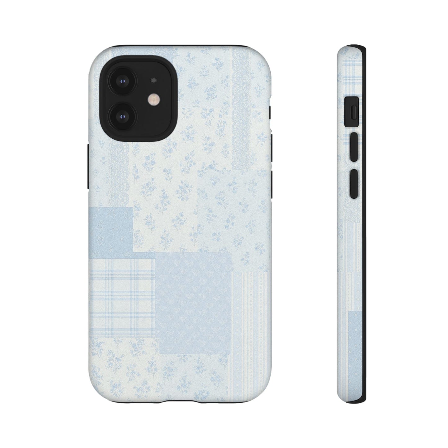 Blue Floral Lace Phone Case