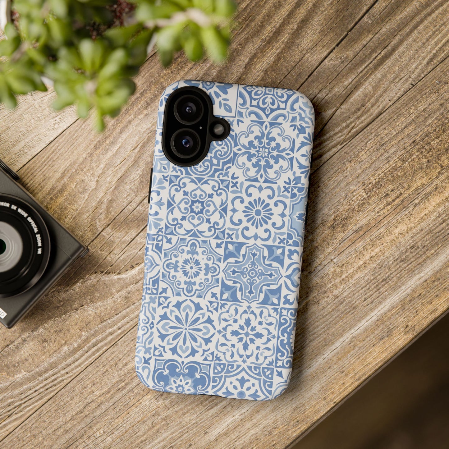 Blue Coastal Tile Phone Case
