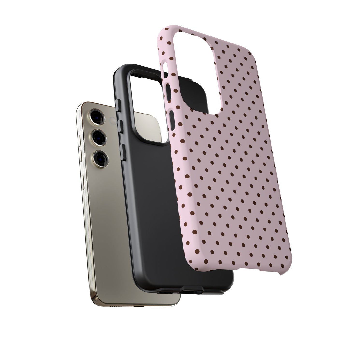 Light Pink Polka Dot Phone Case