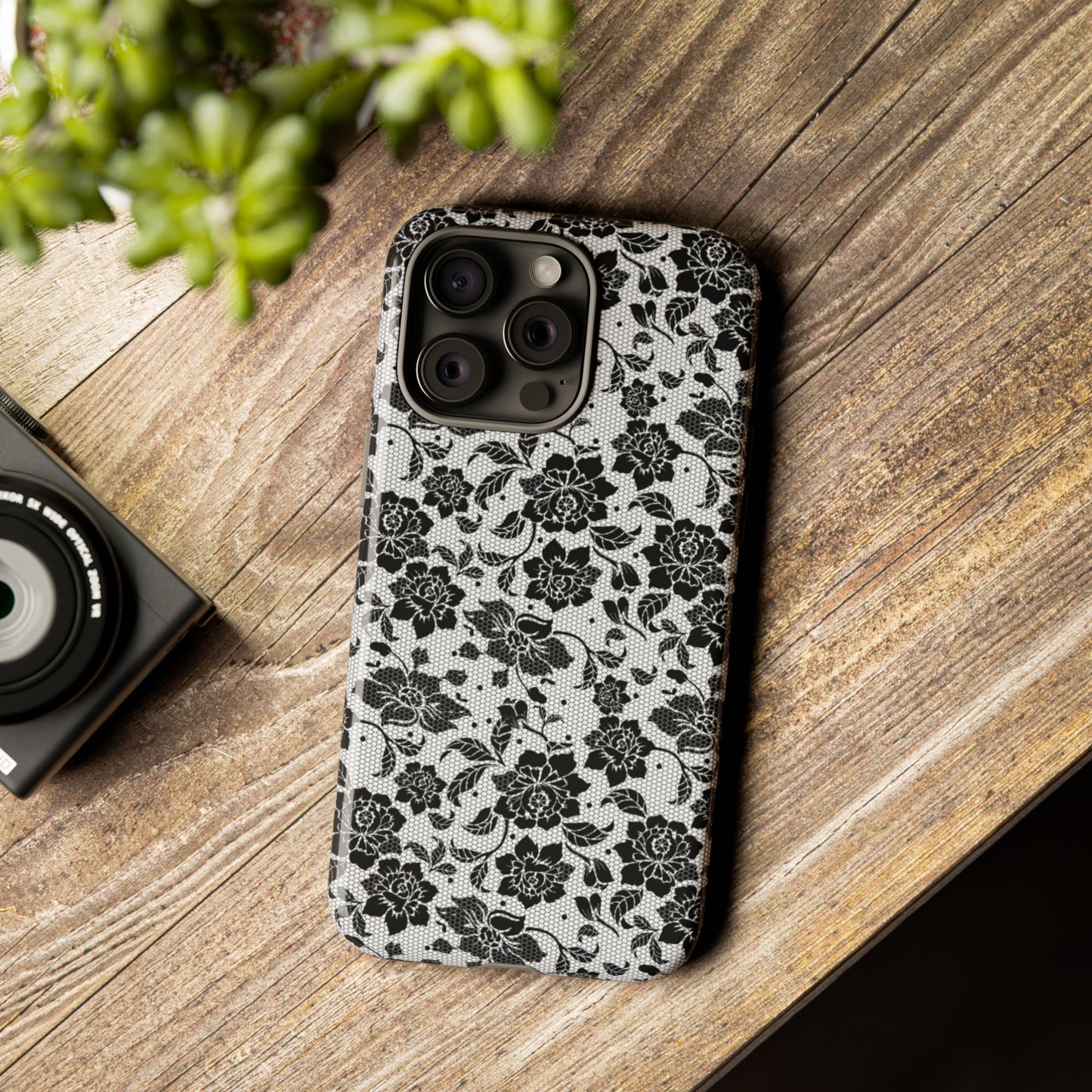 Black Lace Phone Case